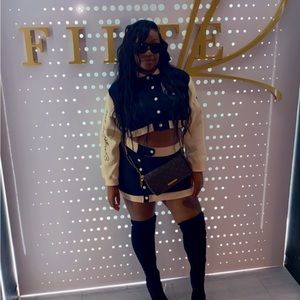 Team captain varsity skirt set